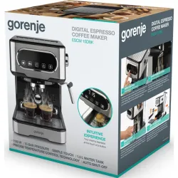 Gorenje ESCM15DBK eszpresszó kávéfőző szürke-fekete