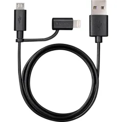 Varta 2in1 Charge & Sync Cable Black