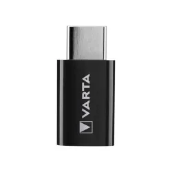 Varta Speed Charge & Sync Adapter micro USB - USB TYPE C Black