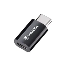 Varta Speed Charge & Sync Adapter micro USB - USB TYPE C Black