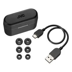 JVC HA-A9TB TWS Bluetooth fülhallgató fekete