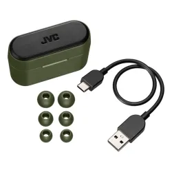 JVC HA-A9TG TWS Bluetooth fülhallgató zöld
