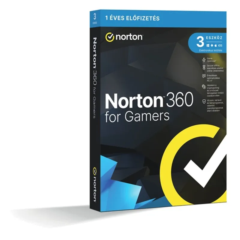 SW Norton 360 Gamer - 21418946 - 50GB HU 1 felhasználó, 3 eszköz/1 év, dobozos SW Norton 360 Gamer - 21418946 - 50GB HU 1 felhasználó, 3 eszköz/1 év, dobozos