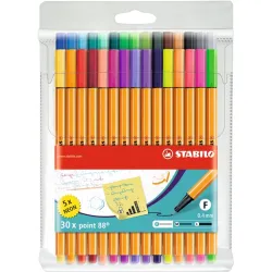 Stabilo "Point 88” tűfilc készlet 0,4 mm vegyes