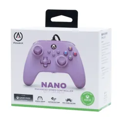 PowerA Nano EnWired Xbox vezetékes kontroller lila (XBGP0025-01)