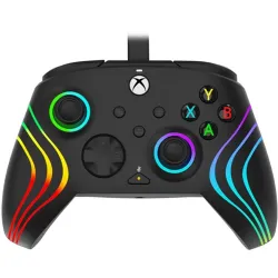 PDP Xbox Series X/S & PC USB Gamepad Black Afterglow Wave