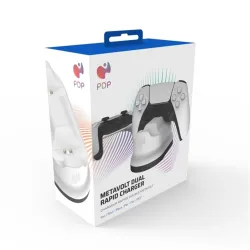 PDP PlayStation 5 DualSense Metavolt Twin Rapid Charger fehér kontroller töltőállomás