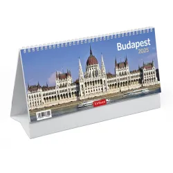 Kalendart 2025 T063 Budapest álló papír asztali naptár