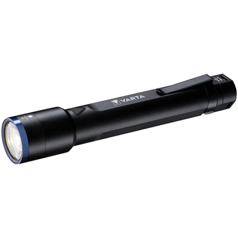 Varta F30R LED Kézilámpa Övcsíptetővel, USB csatlakozóval, Állítható Akkuról üzemeltetett 700 lm 24 óra 515 g Varta F30R LED Kézilámpa Övcsíptetővel, USB csatlakozóval, Állítható Akkuról üzemeltetett 700 lm 24 óra 515 g