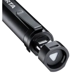 Varta F30R LED Kézilámpa Övcsíptetővel, USB csatlakozóval, Állítható Akkuról üzemeltetett 700 lm 24 óra 515 g