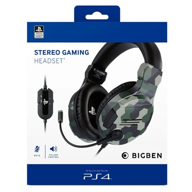 Nacon 2806204 V3 PS4/PC sztereo zöld gamer headset Nacon 2806204 V3 PS4/PC sztereo zöld gamer headset