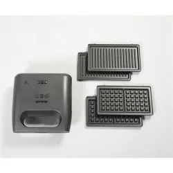 Gorenje SM703GCG 3in1 ezüst gorfi - grill/panini - szendvicssütő