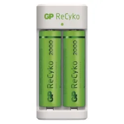 GP ECO E211 Akkutöltő+2 X AA GP RECYKO 2000 (B51214)