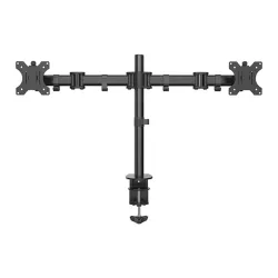 Monitor tartó kar Stell SOS 1020 13"-27" VESA 100x100 Dual asztali