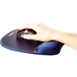 Fellowes Memory Foam egérpad habtöltésű csuklótámasszal zafírkék (9172801)