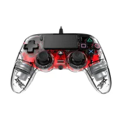 Nacon vezetékes kontroller halványpiros PS4