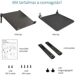 Kensington Notebook állvány, állítható magasságú "SmartFit Riser"