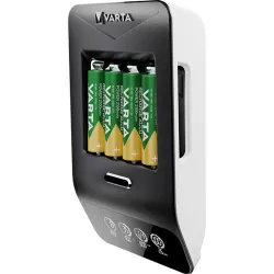 Varta LCD Ultra-Fast-Plus NiMH Mikro (AAA), Ceruza (AA) Hengeres akku töltő Akkukkal