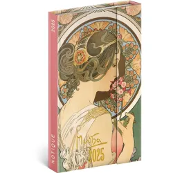 Realsystem 2023-as Alphonse Mucha 5412-AM B6 mágneses zsebnaptár