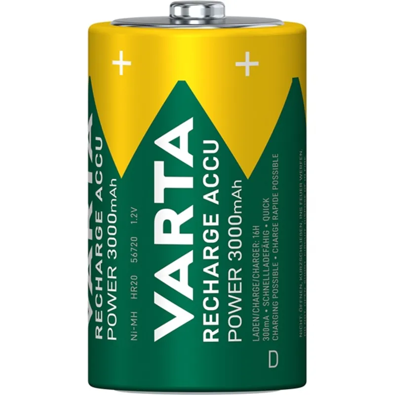 Varta 56720101402 Ready2Use D (HR20) 3000mAh góliát akku 2db/bliszter Varta 56720101402 Ready2Use D (HR20) 3000mAh góliát akku 2db/bliszter