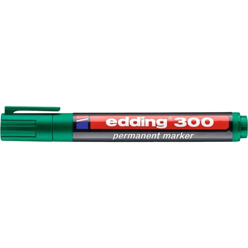 Edding 300 1,5-3mm Permanent zöld marker Edding 300 1,5-3mm Permanent zöld marker