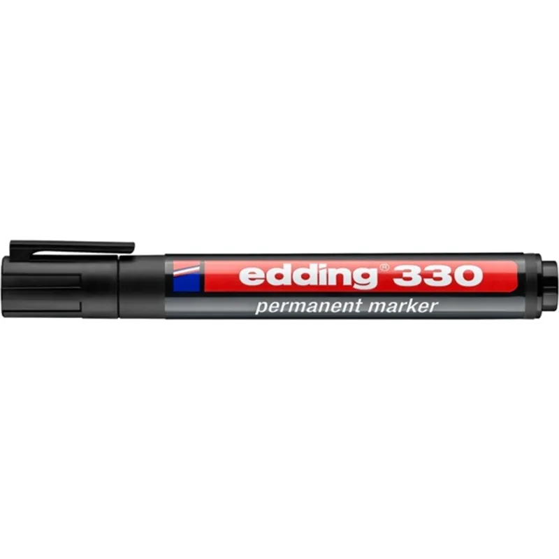 Permanent marker 1-5mm, vágott Edding 330 fekete Permanent marker 1-5mm, vágott Edding 330 fekete