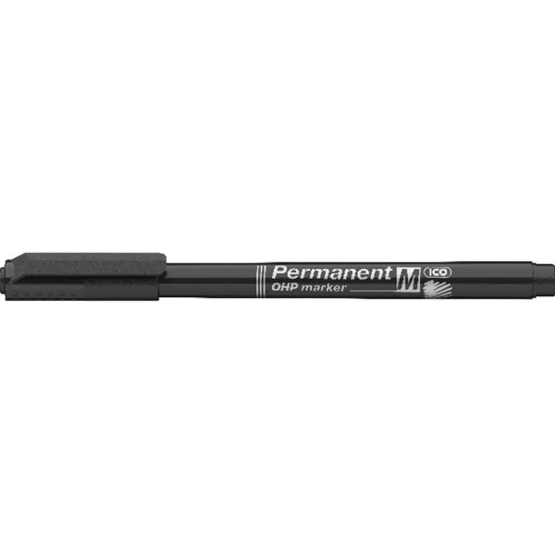 ICO OHP M 1-1,5mm fekete permanent marker ICO OHP M 1-1,5mm fekete permanent marker