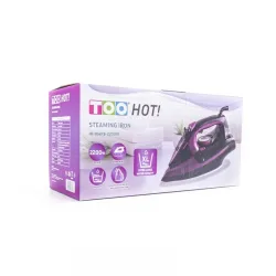TOO IR-104PB-2200W gőzölős vasaló fekete-lila