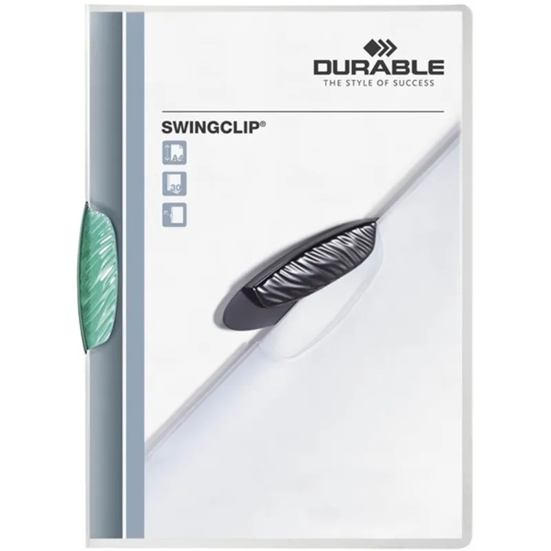 Durable Swingclip A4 30lapos sötét zöld clip-mappa Durable Swingclip A4 30lapos sötét zöld clip-mappa