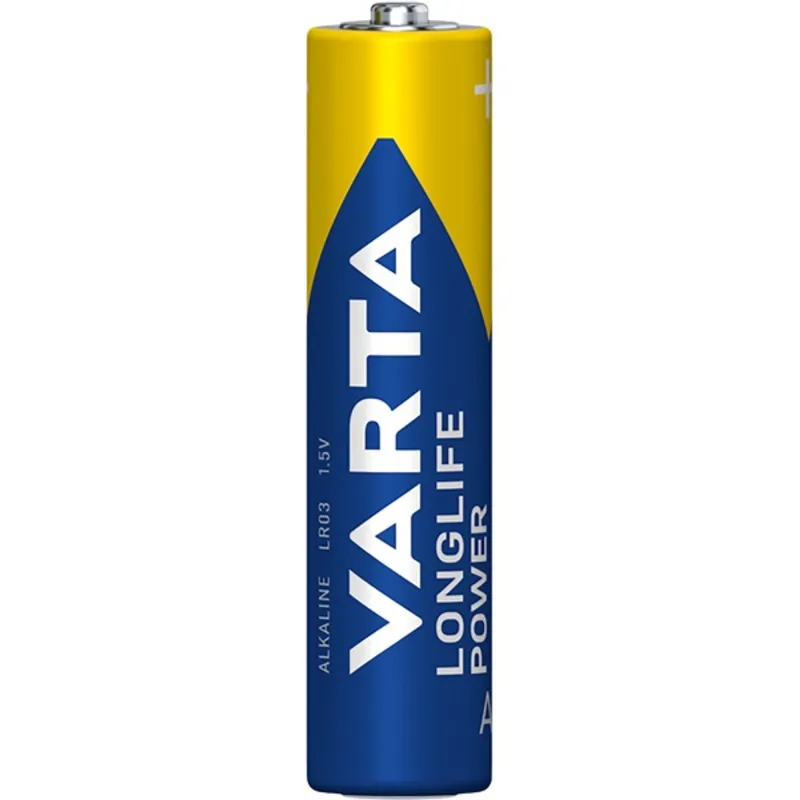 Varta 4903121412 Longlife Power AAA (LR03) alkáli mikro ceruza elem 2db/bliszter Varta 4903121412 Longlife Power AAA (LR03) alkáli mikro ceruza elem 2db/bliszter