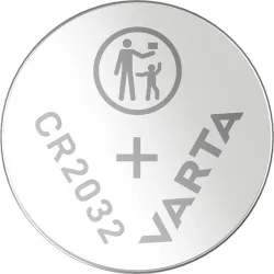 CR2032 lítium gombelem, 3 V, 230 mA, 2 db, Varta BR2032, DL2032, ECR2032, KCR2032, KL2032, KECR2032, LM2032