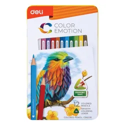 Deli Color Emotion 12db-os vegyes színű színes ceruza