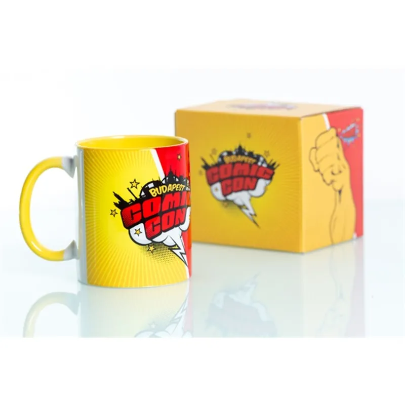 Budapest Comic Con - Logós 350ml bögre (dobozban) Budapest Comic Con - Logós 350ml bögre (dobozban)