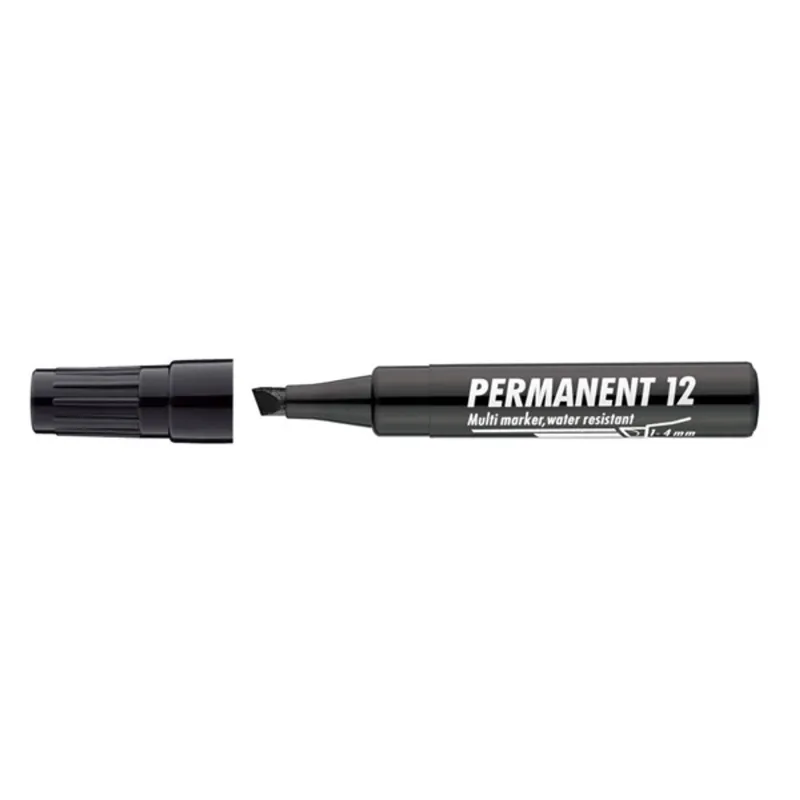 ICO Permanent 12 fekete marker ICO Permanent 12 fekete marker