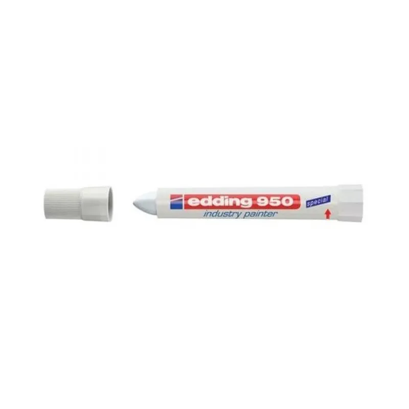Edding 950 fehér permanent ipari jelölőkréta Edding 950 fehér permanent ipari jelölőkréta