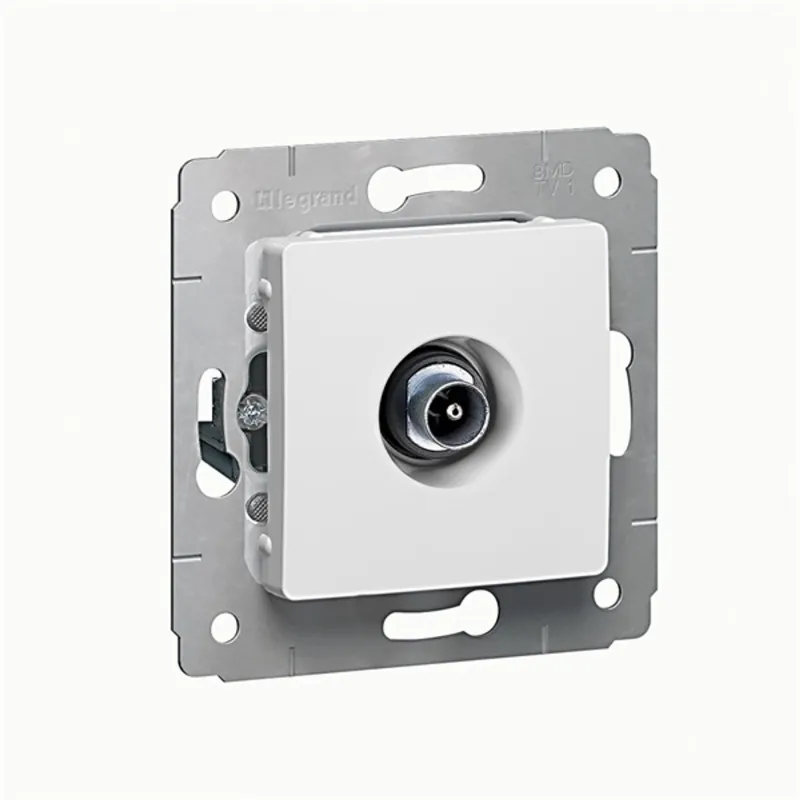 Legrand 773678 Cariva fehér TV csatlakozóaljzat végzáró 1,5dB Legrand 773678 Cariva fehér TV csatlakozóaljzat végzáró 1,5dB