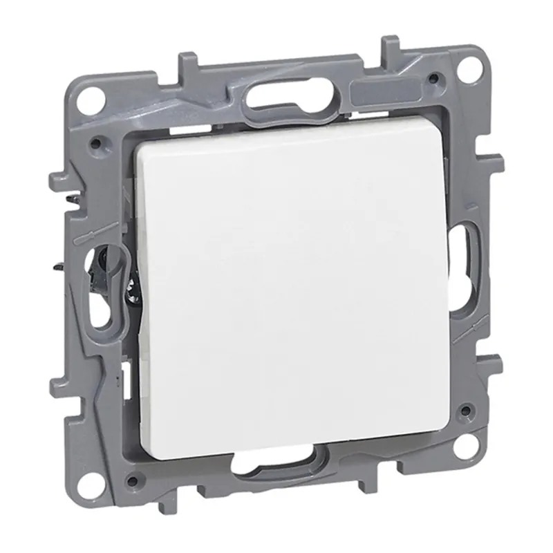 Legrand 764500 Niloé fehér egypólusú kapcsoló Legrand 764500 Niloé fehér egypólusú kapcsoló