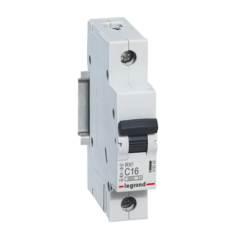 Legrand 419202 RX3 C16 6kA BIC 1 pólusú kismegszakító Legrand 419202 RX3 C16 6kA BIC 1 pólusú kismegszakító