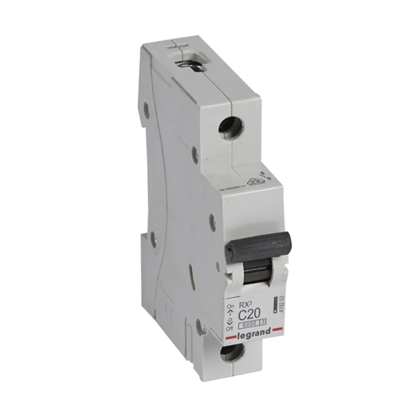 Legrand 419203 RX3 C20 6kA BIC 1 pólusú kismegszakító Legrand 419203 RX3 C20 6kA BIC 1 pólusú kismegszakító