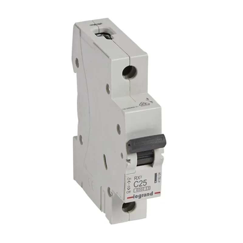 Legrand RX3 C25 6kA BIC 1 pólusú kismegszakító (419204) Legrand RX3 C25 6kA BIC 1 pólusú kismegszakító (419204)