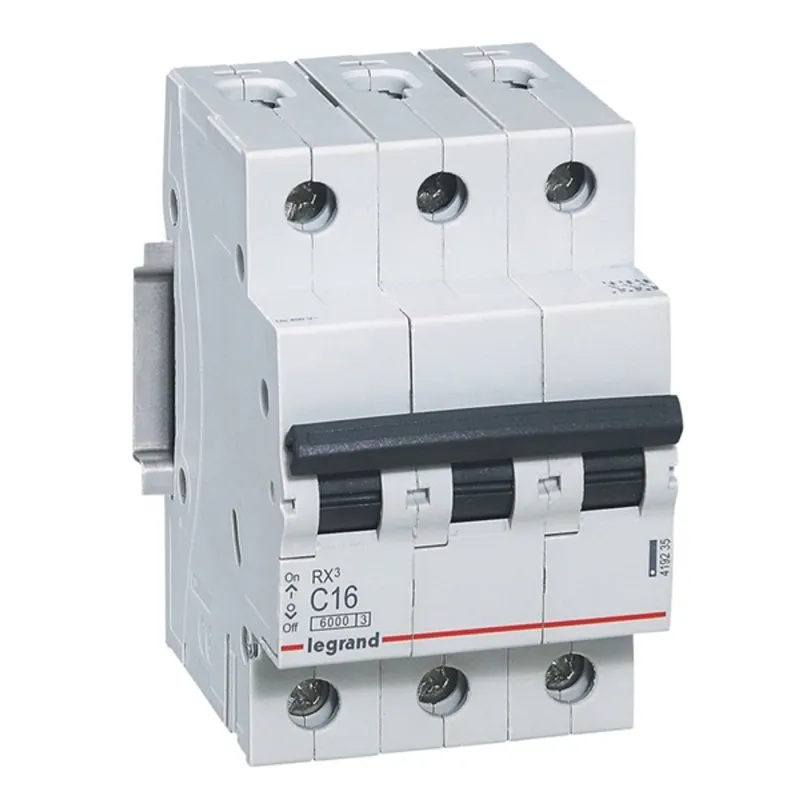 LEGRAND RX3 kismegszakító 3P C16 6000A BIC LEGRAND RX3 kismegszakító 3P C16 6000A BIC