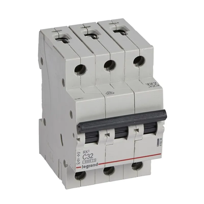 Legrand 419238 RX3 C32 6kA BIC 3 pólusú kismegszakító Legrand 419238 RX3 C32 6kA BIC 3 pólusú kismegszakító