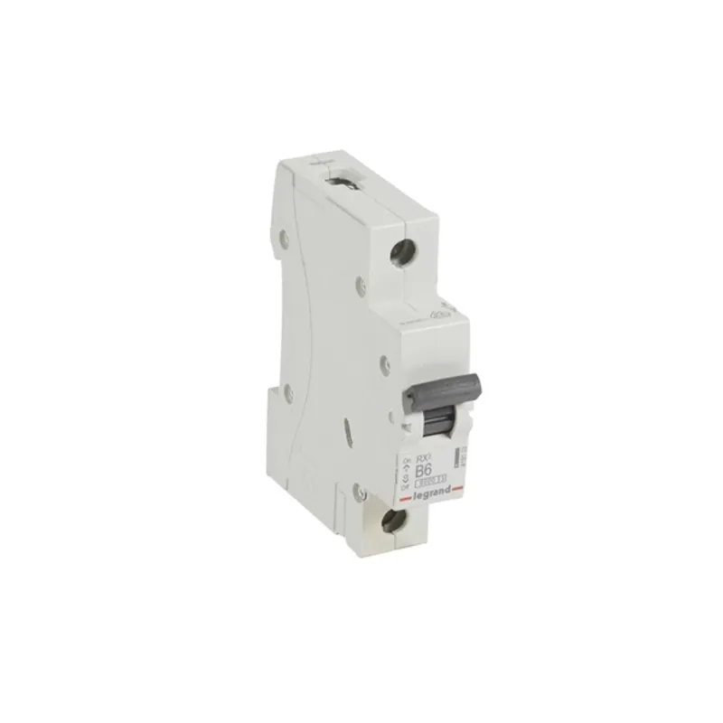 Legrand 419133 RX3 B6 6kA BIC 1 pólusú kismegszakító Legrand 419133 RX3 B6 6kA BIC 1 pólusú kismegszakító