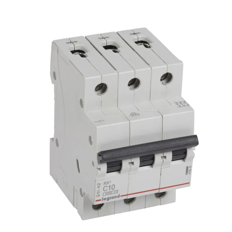 Legrand 419233 RX3 C10 6kA BIC 3 pólusú kismegszakító Legrand 419233 RX3 C10 6kA BIC 3 pólusú kismegszakító