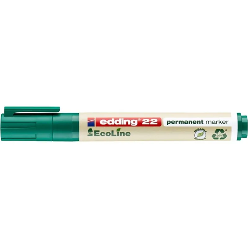 Edding 22 Ecoline zöld permanent marker Edding 22 Ecoline zöld permanent marker