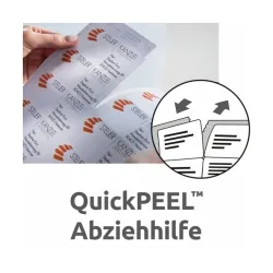Avery 3658 QP 64,6×33,8mm univerzális 2400db-os etikett