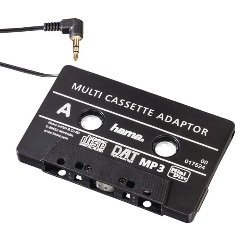 Hama Kazetta Adapter Autórádióhoz Black Hama Kazetta Adapter Autórádióhoz Black