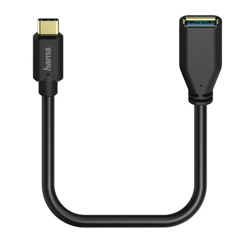 Hama Átalakító - 201605 (USB adapter, 1xUSB-C, OTG, 0,15m, fekete) Hama Átalakító - 201605 (USB adapter, 1xUSB-C, OTG, 0,15m, fekete)