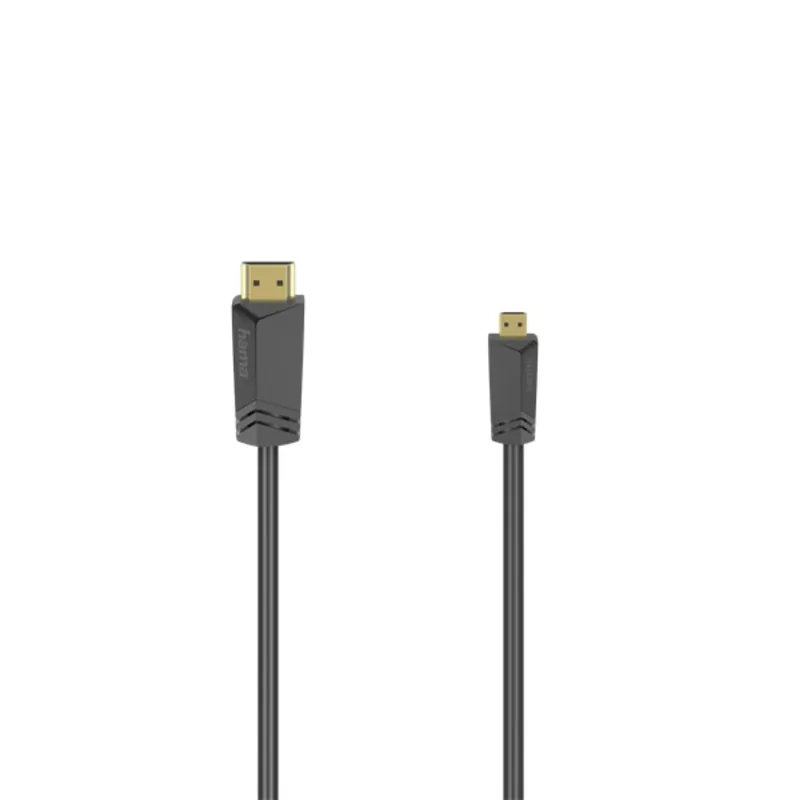 Hama FIC TL High speed HDMI-micro HDMI kábel ethernettel 1,5m Black Hama FIC TL High speed HDMI-micro HDMI kábel ethernettel 1,5m Black