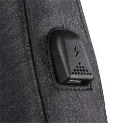 Hama Notebook táska - 216577 Manchester (Max.: 15,6", USB port, vállpánt, fekete)